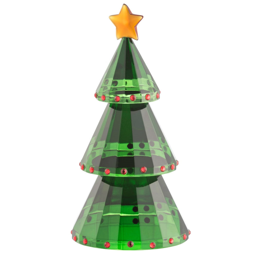 Galway Crystal Green Christmas Tree Tierneys Gifts