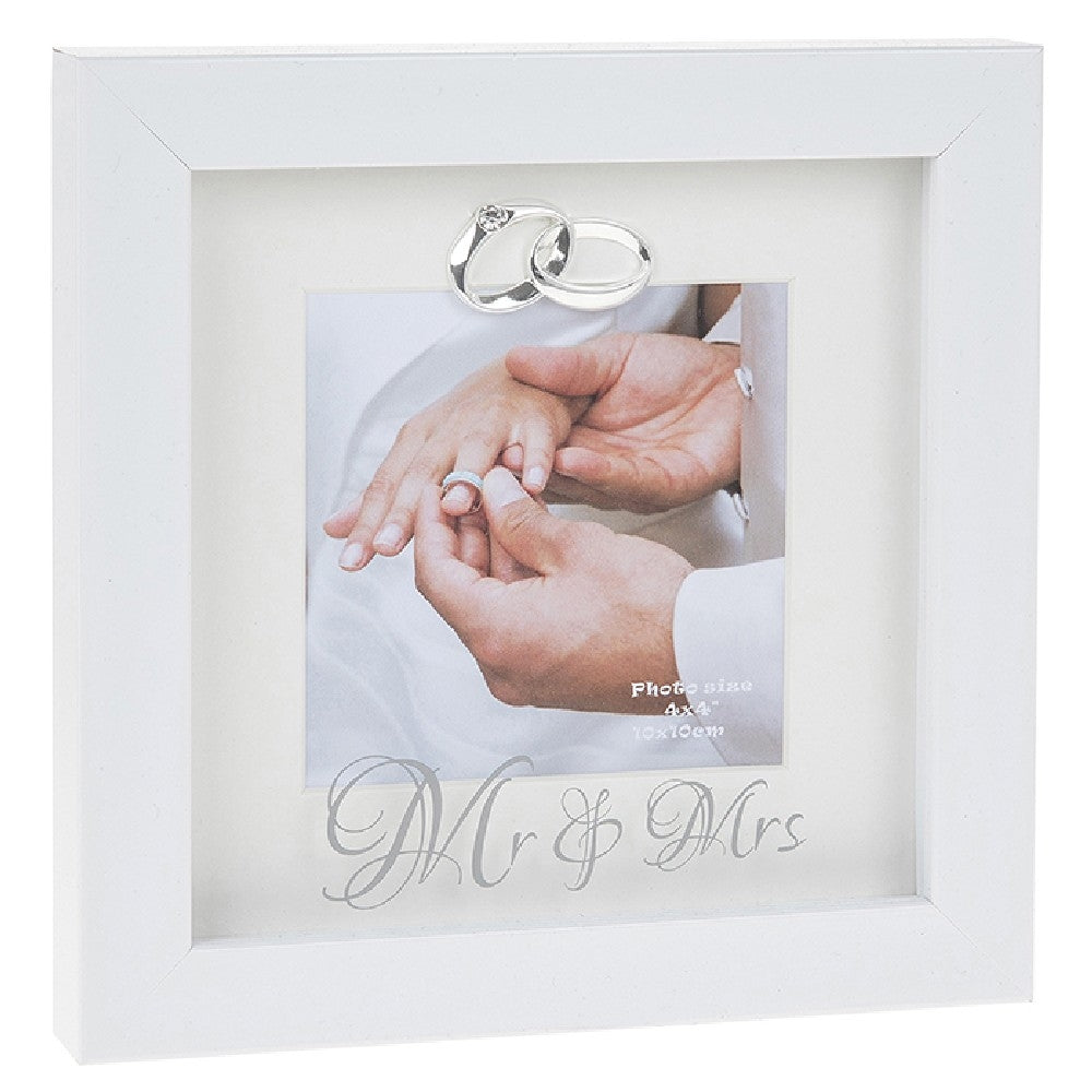 Modern White 4x4 Frame Wedding Tierneys Gifts