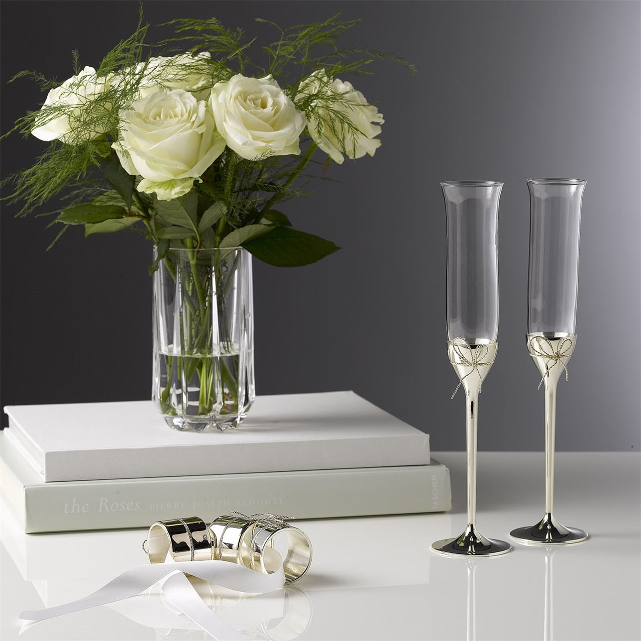 Vera Wang Love Knots Toasting Flutes 2