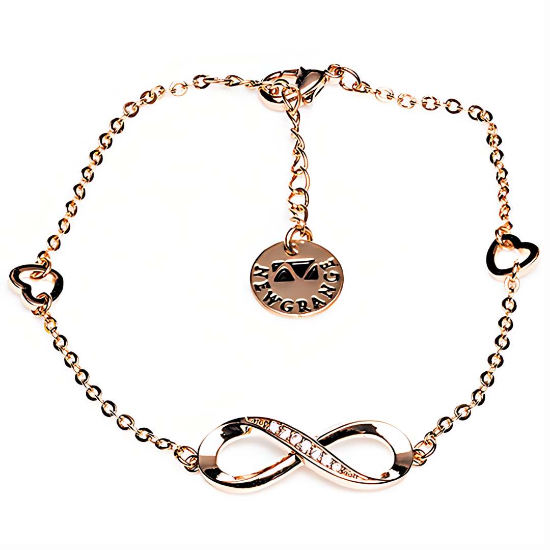 Newgrange Living Rose Gold Infinity Bracelet Tierneys Gifts