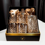 Killarney Crystal Trinity Decanter Set of 5