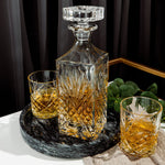 Killarney Crystal Trinity Decanter Set of 5
