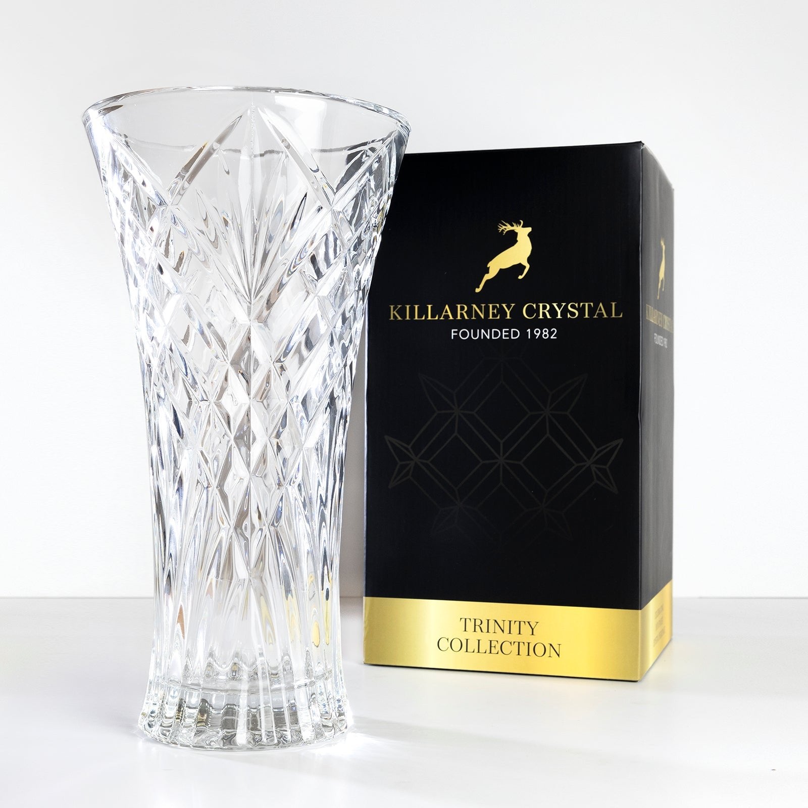 Killarney Crystal Trinity 12" Vase