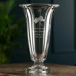 Galway Crystal Medium Footed Masterpiece Vase - Engravable