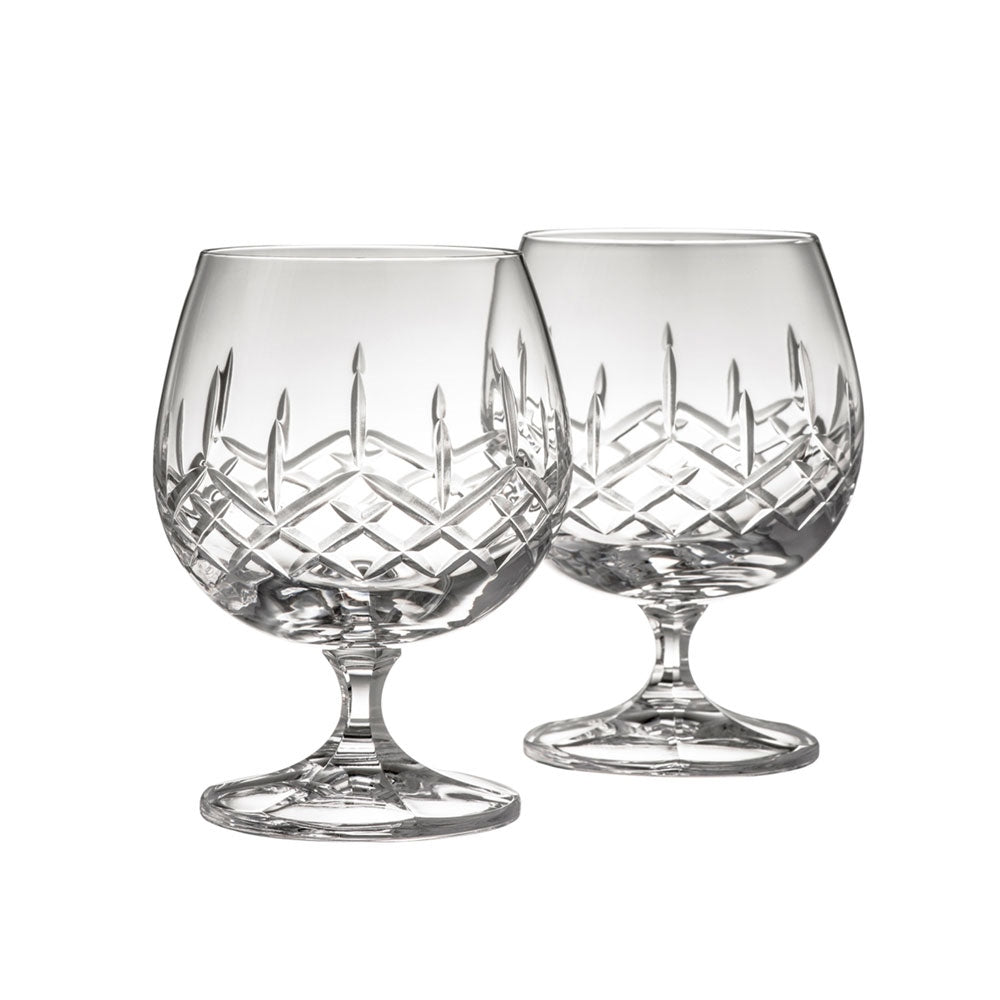 Galway Crystal Pair of Longford Brandy Glasses – Tierneys Gifts