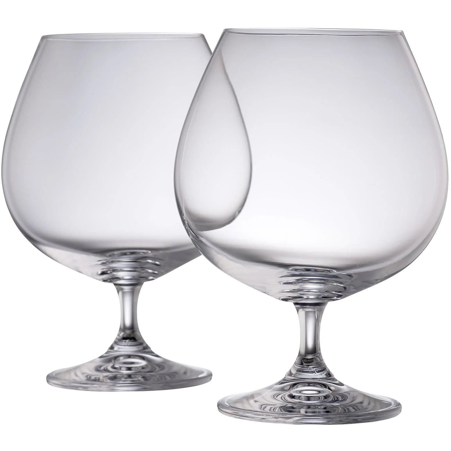 Galway Crystal Elegance Brandy Balloon Glass Pair 3