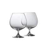Galway Crystal Elegance Brandy Balloon Glass Pair 2