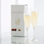 Galway Crystal Elegance Champagne/ Prosecco Glass Pair 4
