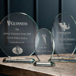Galway Crystal Large Oval Trophy - Engravable 4