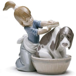 Lladro Figurines Bashful Bather