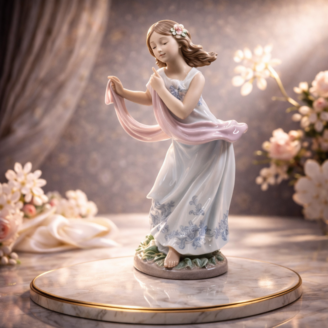 Lladro Pleasant Breeze Girl Figurine | Lladro Porcelain | Ireland