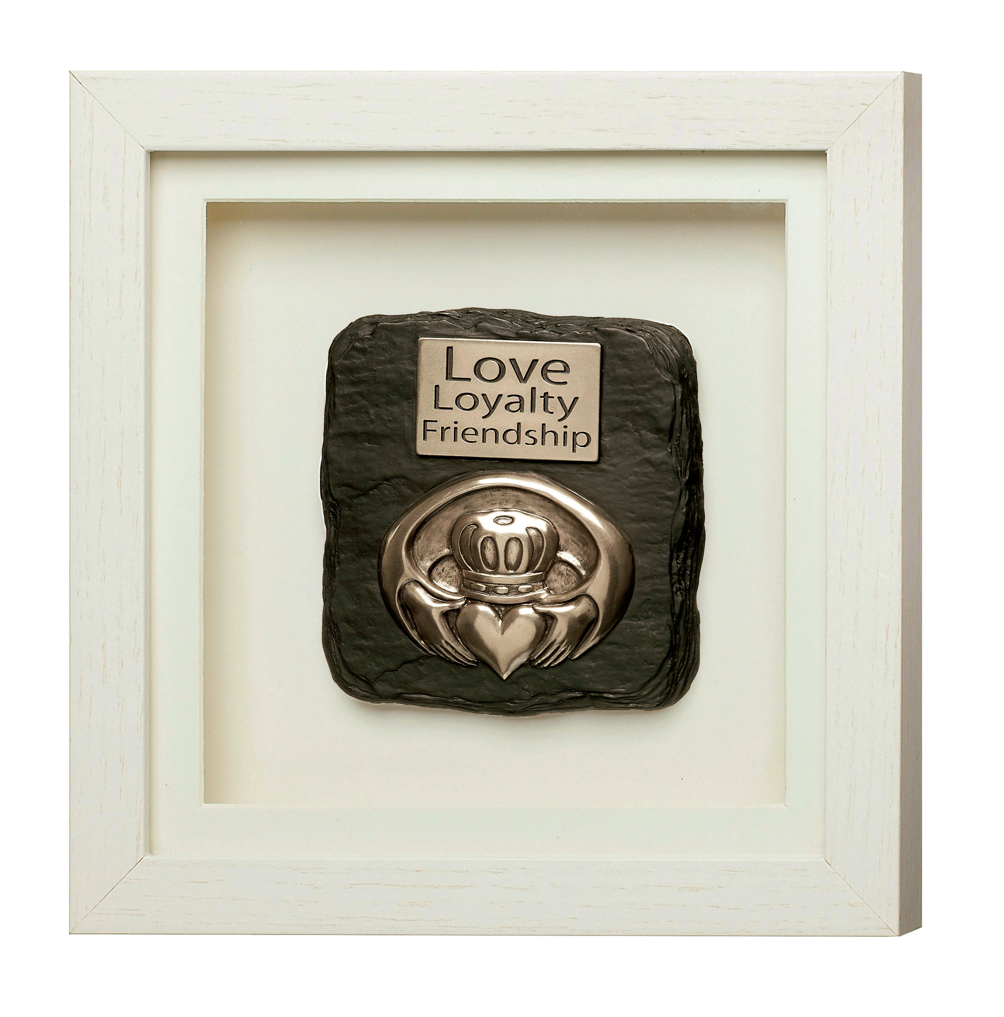 Genesis Ireland Claddagh Framed Bronze Plaque