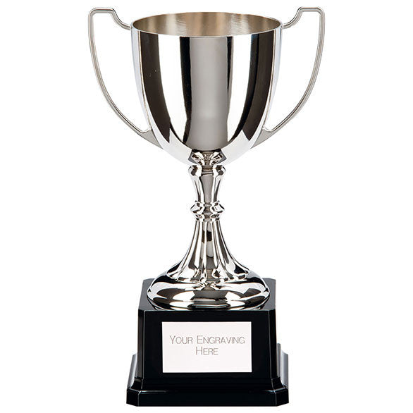 Legend Collection Nickel Plated Trophy Cup 210mm