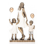 The Grange Collection Mother and Children with Balloons 24.5cm