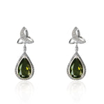 Tipperary Crystal Maureen O'Hara Silver Trinity Knot Earrings