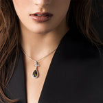 Tipperary Crystal Maureen O'Hara Rose Gold Trinity Knot Pendant Necklace