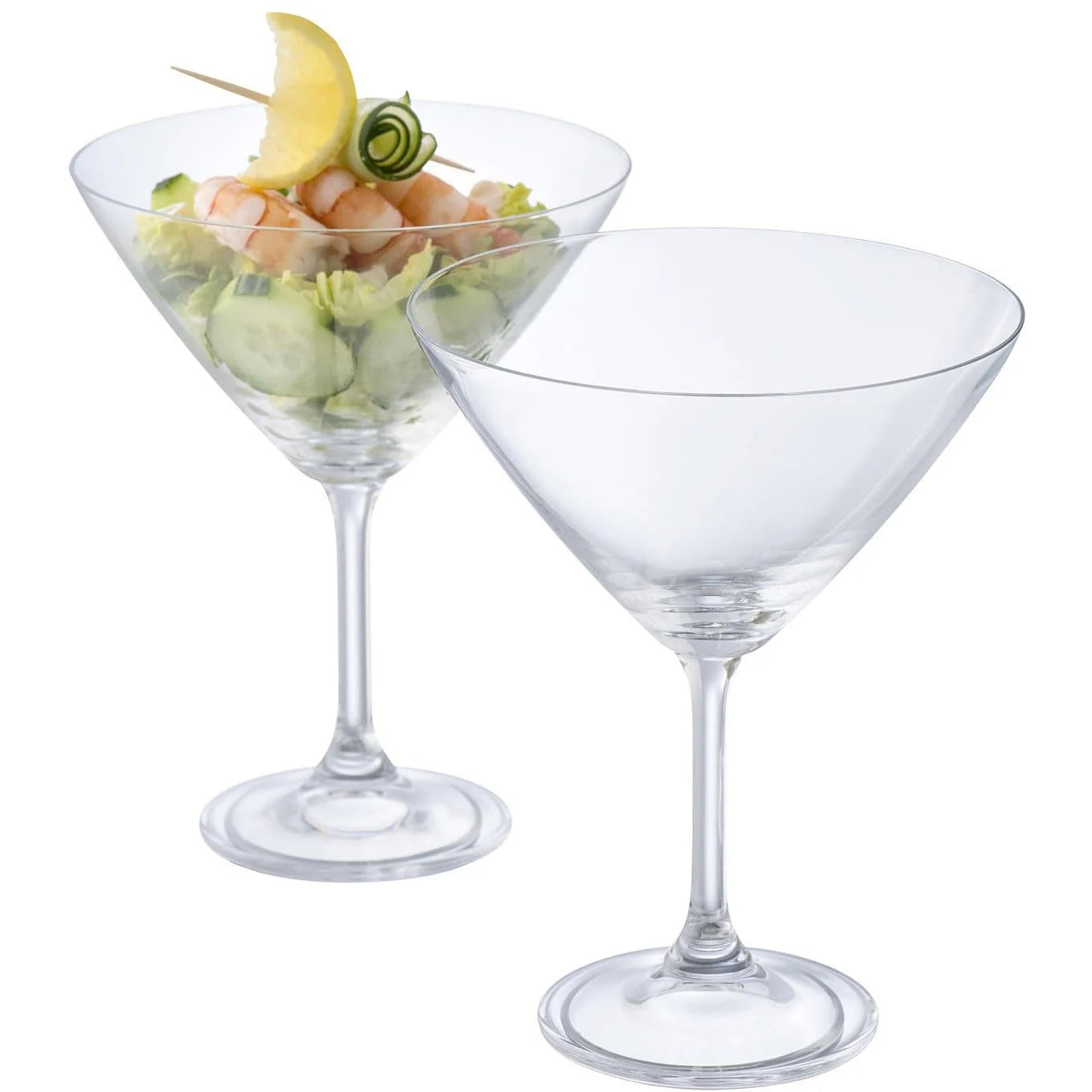 Galway Crystal Elegance Martini/Cocktail Glass Pair 4