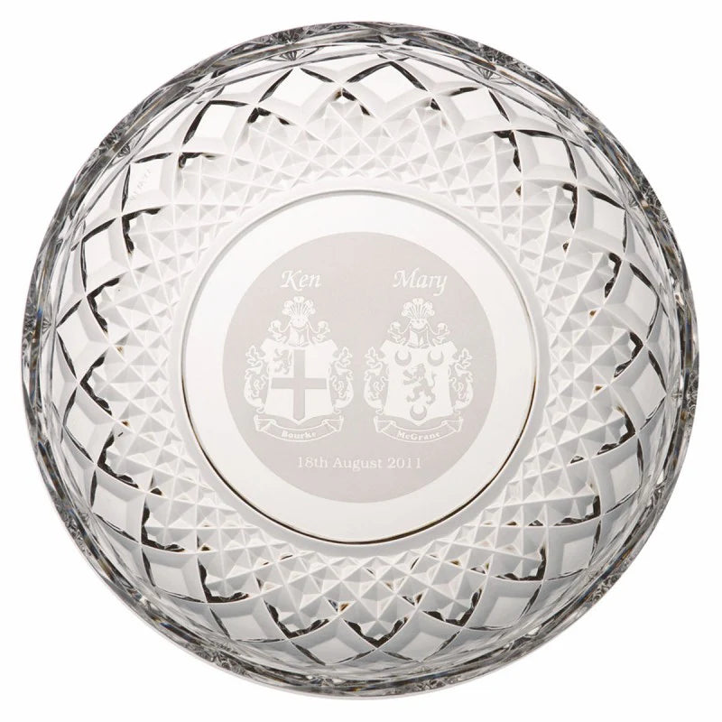 Galway Crystal 8 Inch Plate - Engravable