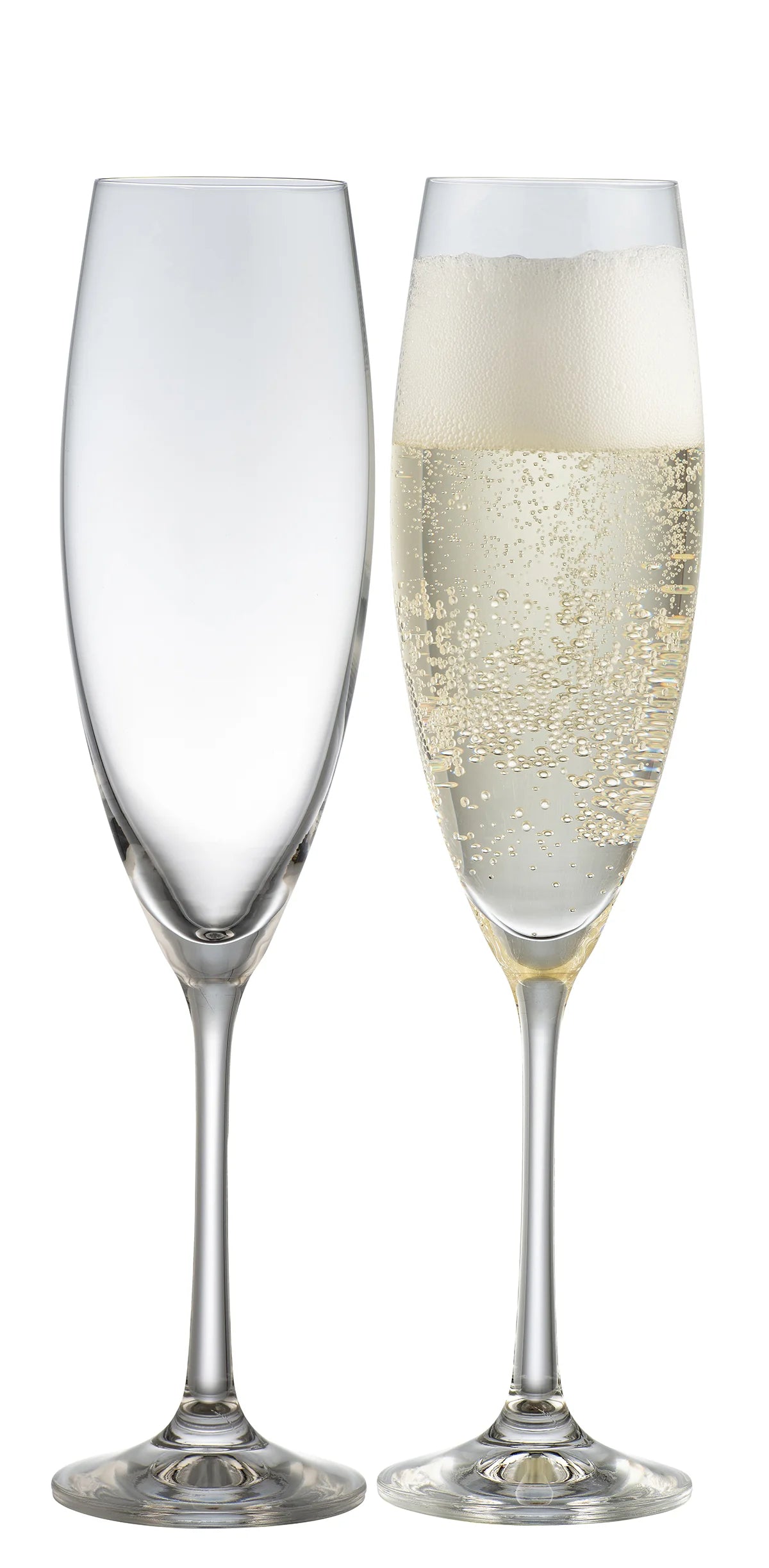 Galway Crystal Elegance Champagne/ Prosecco Glass Pair 3