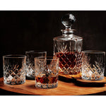 Galway Crystal Renmore Square Decanter Set - Engravable
