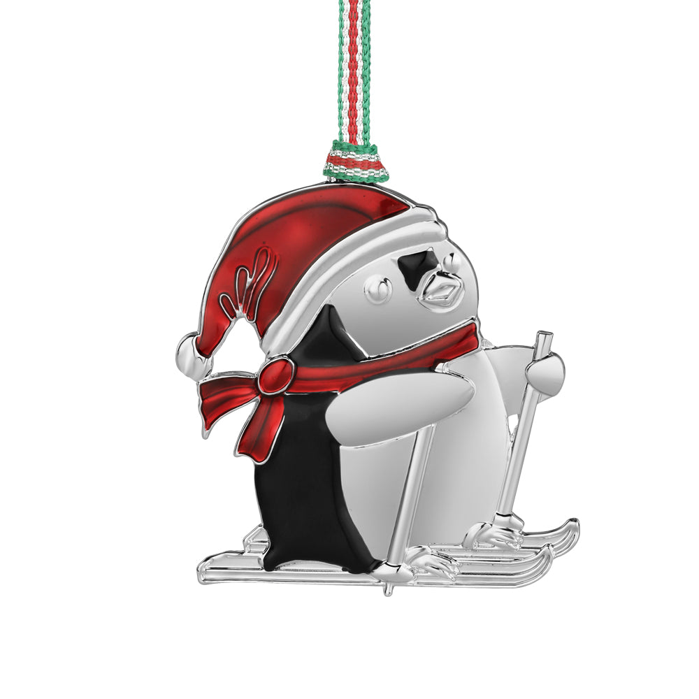 Penguin with Red Hat Christmas Tree Decoration