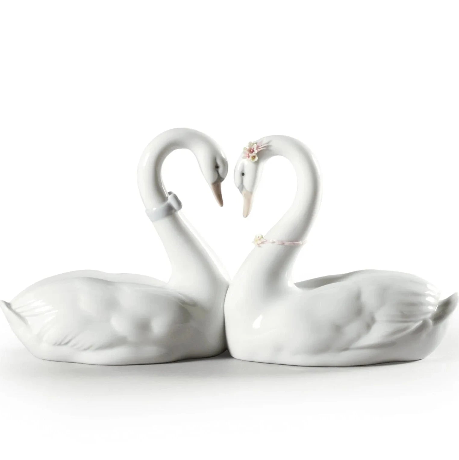 Lladro Endless Love Swans Figurine