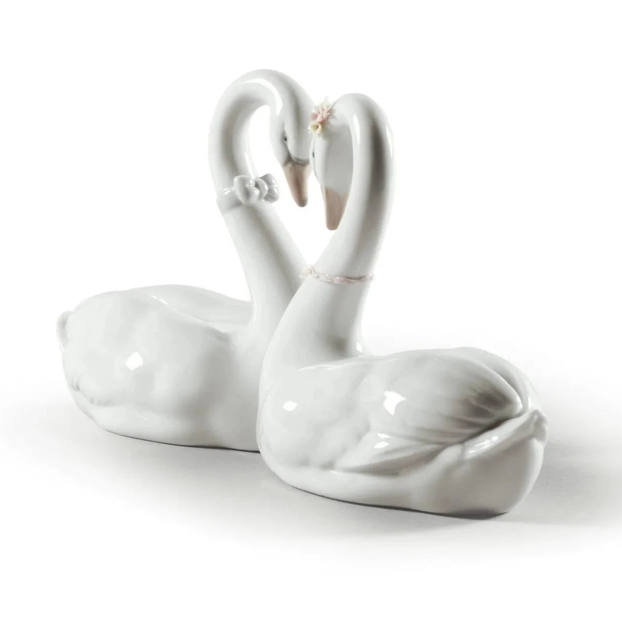 Lladro Endless Love Swans Figurine