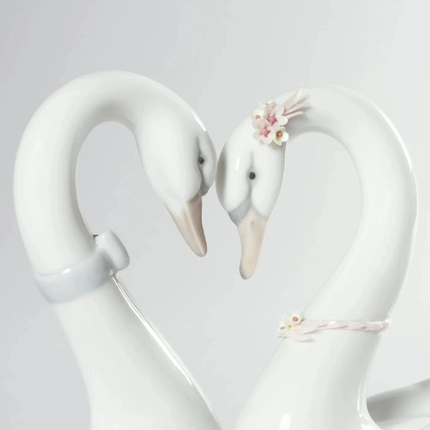 Lladro Endless Love Swans Figurine