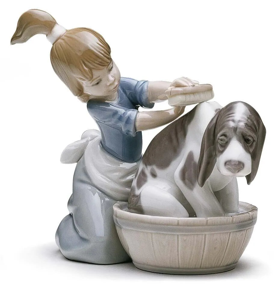 Lladro Figurines Bashful Bather