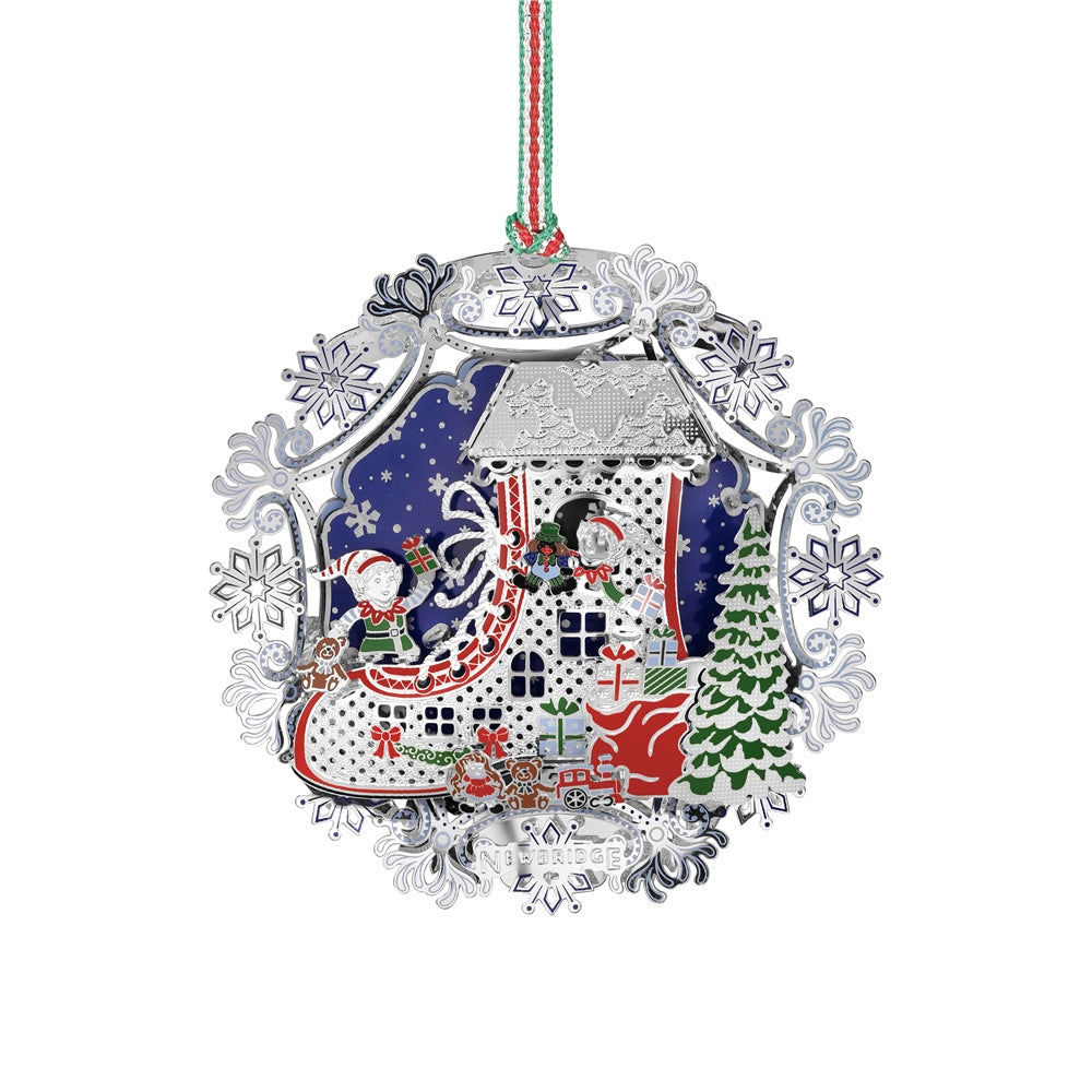 Newbridge Silverware 2024 Christmas Collectible Tree Decoration back