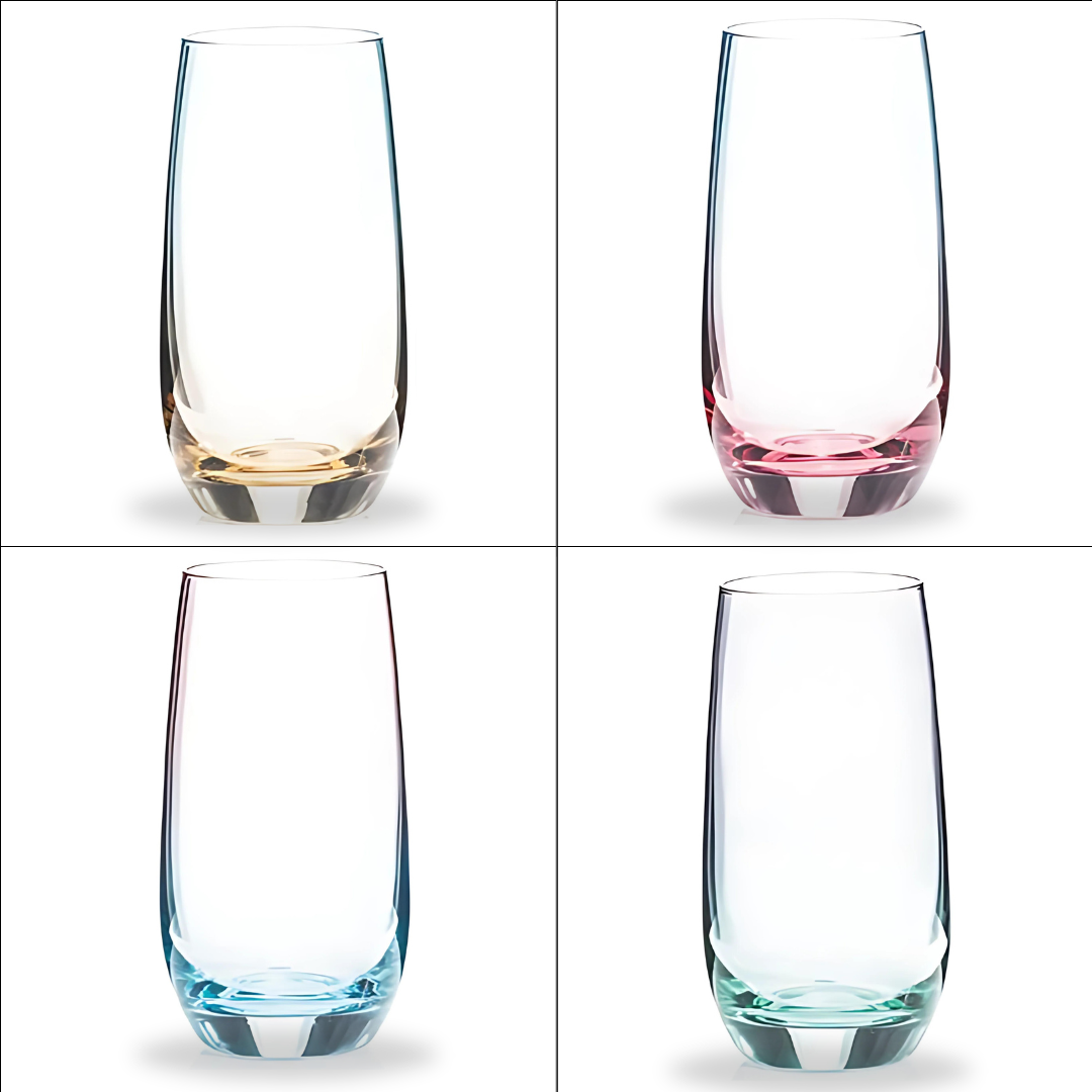 Newgrange Living - Rainbow Two Tone Lustre Hiball (Set of 4)