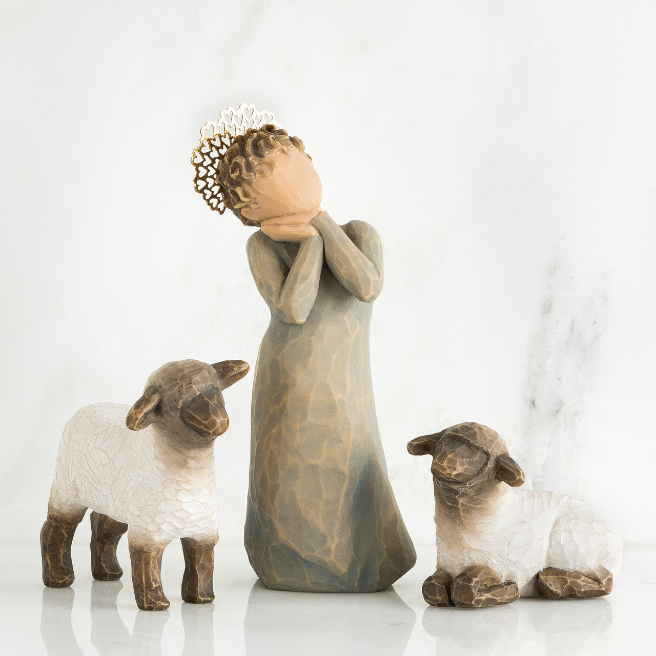 Willow Tree Little Shepherdess nativity figures