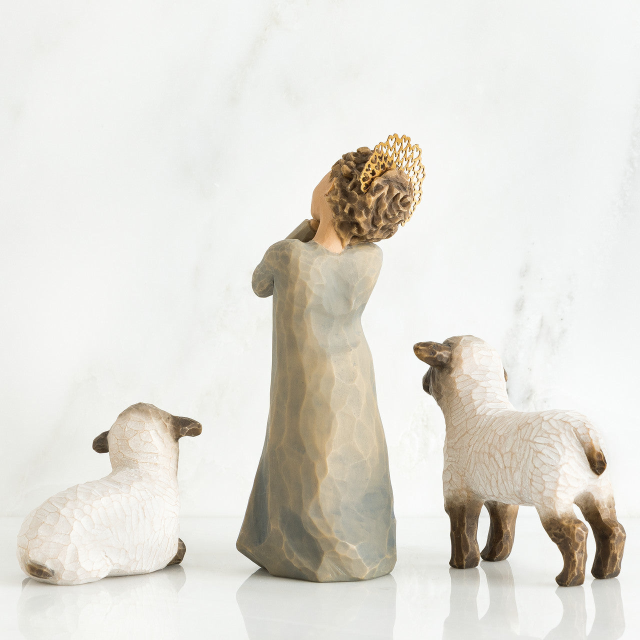 Willow Tree Little Shepherdess nativity set