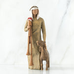 Willow Tree Zampognaro Shepherd With Bagpipes nativity figure