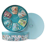 Tipperary Crystal Birdy Set Of 6 Mugs In Hat Box
