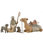 Willow Tree Shepherd And Stable Animals nativity set
