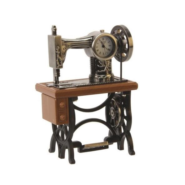 Miniature Clock - Sewing Machine